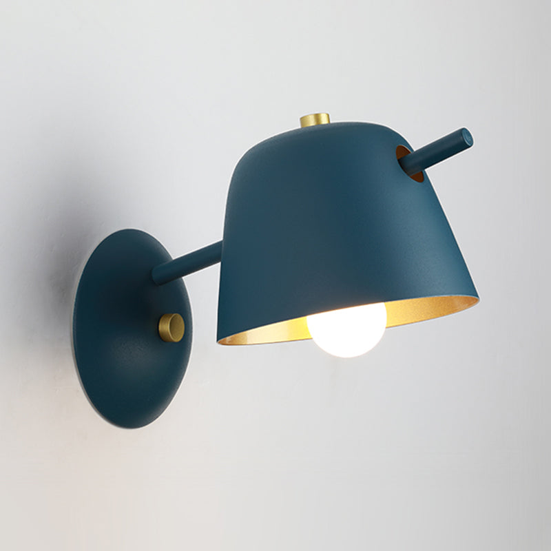 Geometric Wall Lamps Modern Style Metal 1 Light Wall Light Sconce