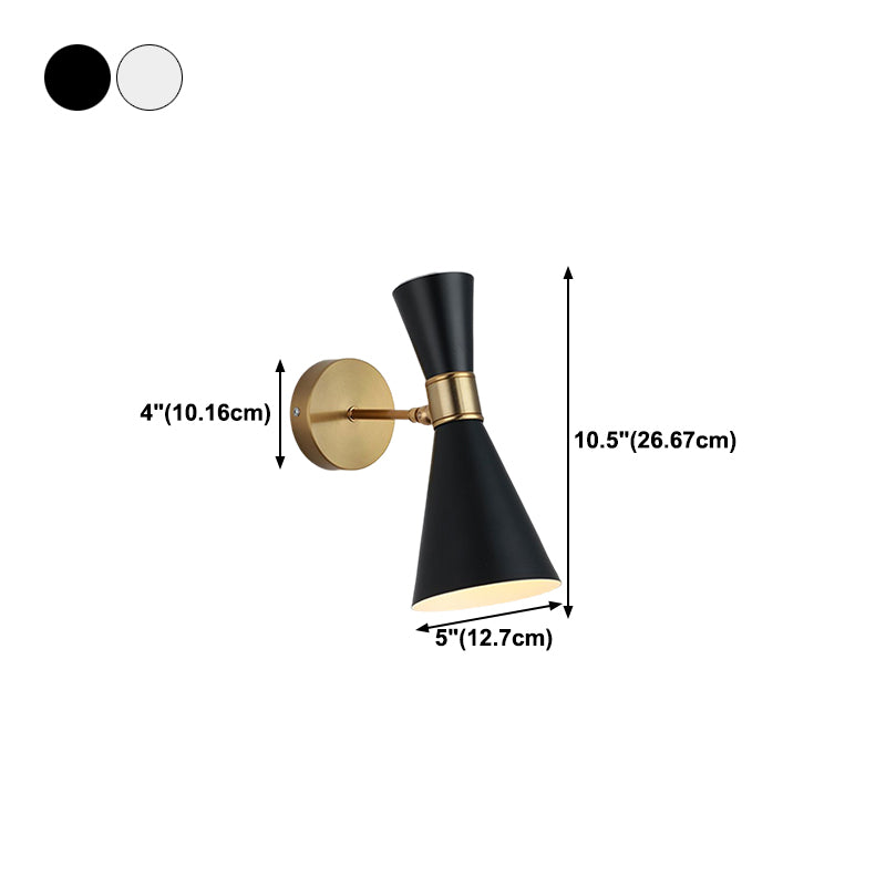 Geometric Wall Lamps Modern Style Metal 1 Light Wall Light Sconce