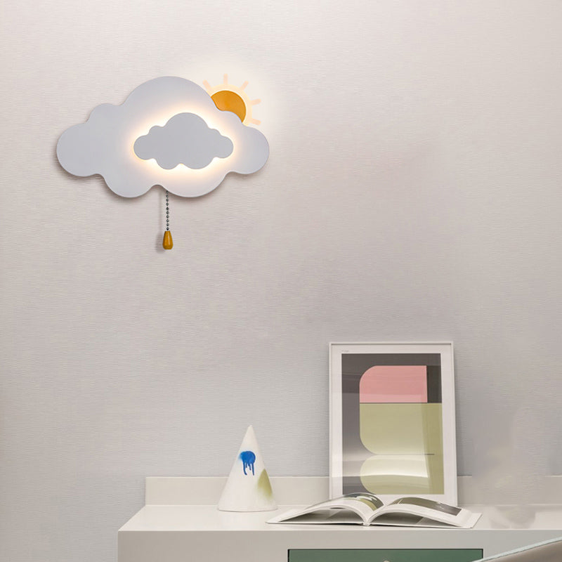 Modern Style Unique Shape Wall Sconce Metal Wall Light for Bedroom