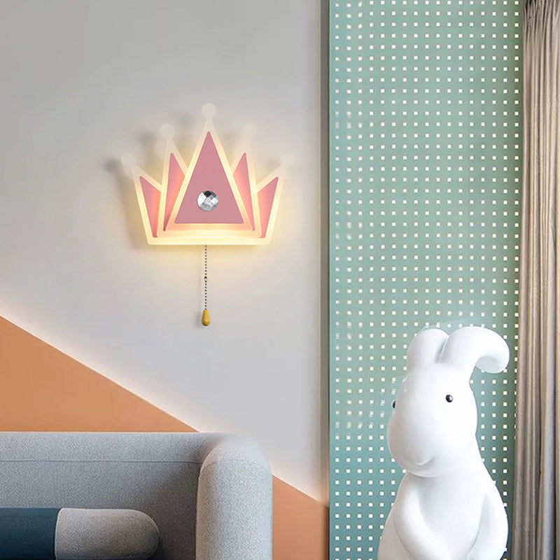 Modern Style Unique Shape Wall Sconce Metal Wall Light for Bedroom