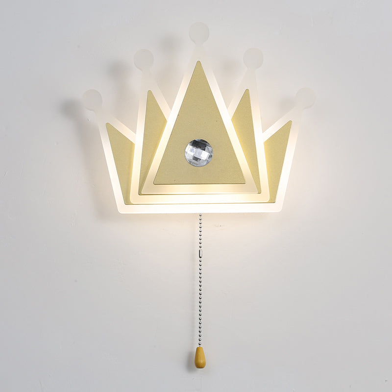 Modern Style Unique Shape Wall Sconce Metal Wall Light for Bedroom