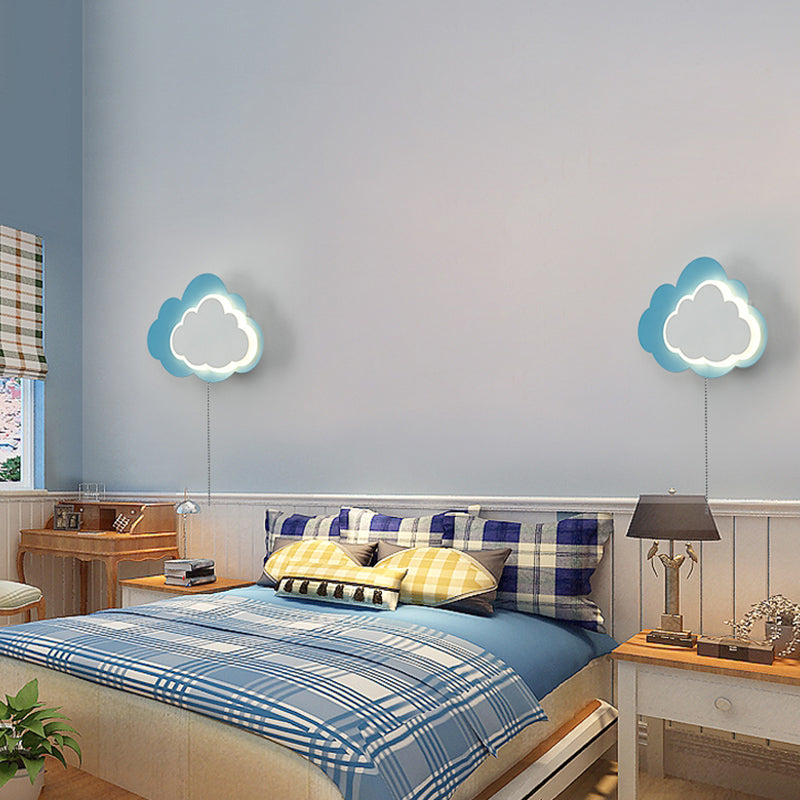 Modern Style Unique Shape Wall Sconce Metal Wall Light for Bedroom