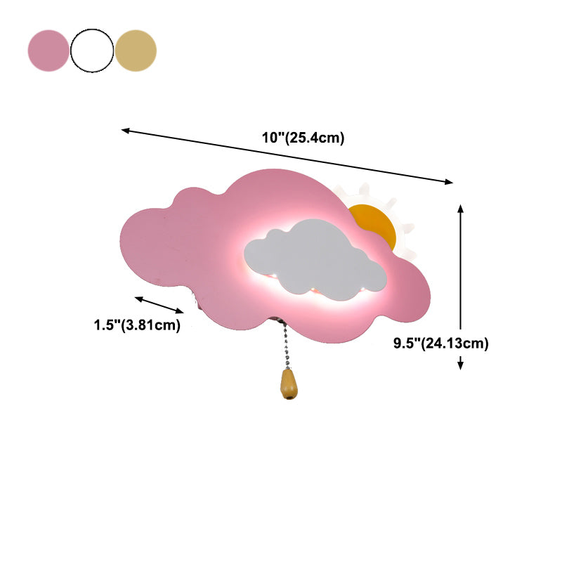 Modern Style Unique Shape Wall Sconce Metal Wall Light for Bedroom