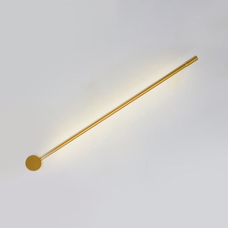 Metal Strip Wall Light Minimalist 1 Light LED Wall Sconce for Living Room