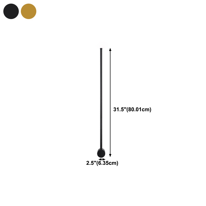 Metal Strip Wall Light Minimalist 1 Light LED Wall Sconce for Living Room