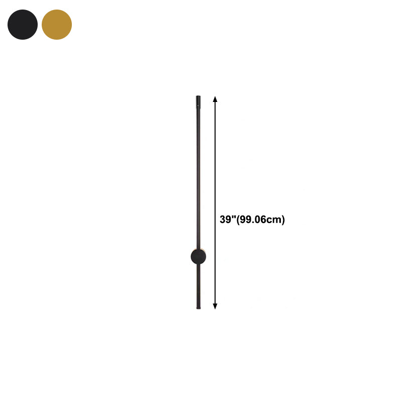 Metal Strip Wall Light Minimalist 1 Light LED Wall Sconce for Living Room