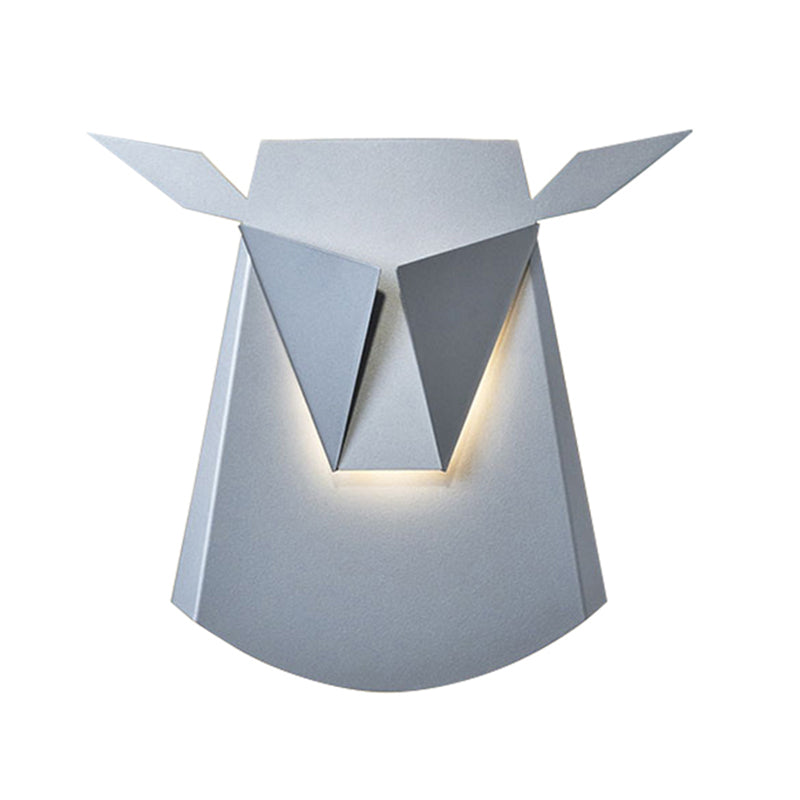 1-Light Geometric Wall Lamps Modern Style Metal Wall Light Sconce