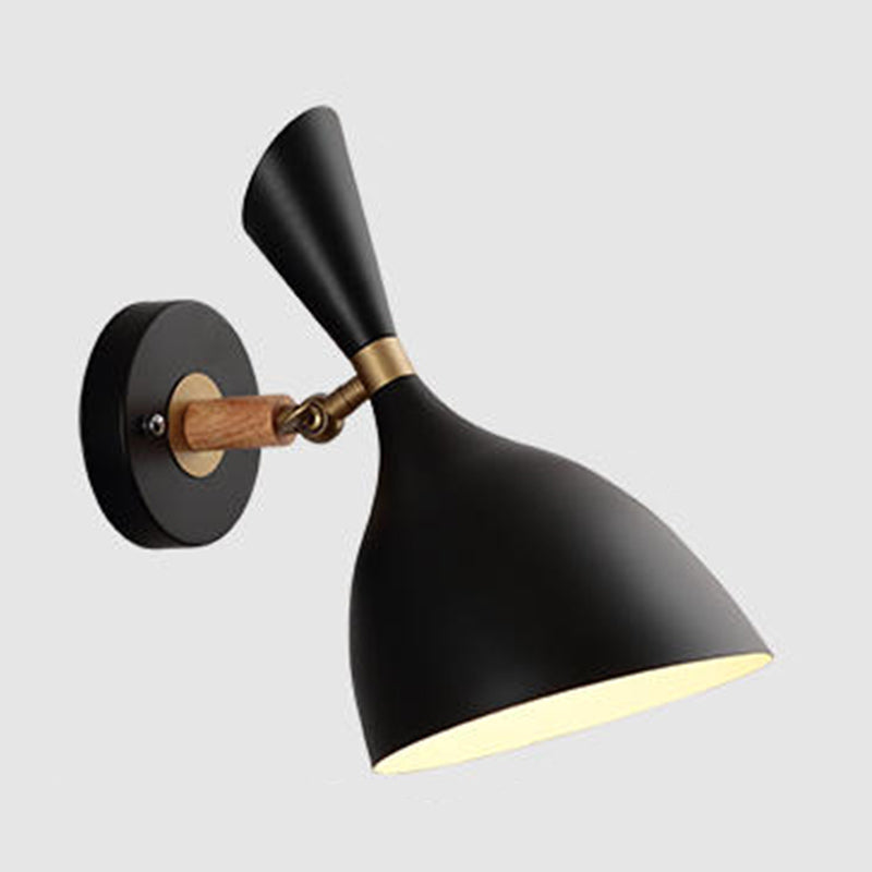 1 Light Wall Sconce Modern Macaron Style Metal Wall Lighting for Living Room