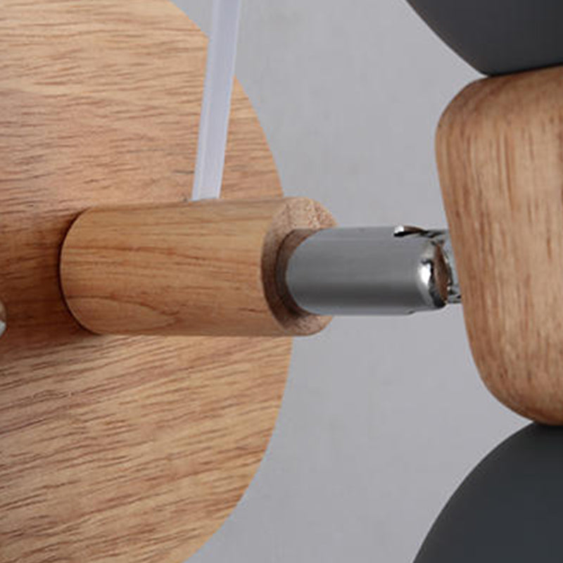 1 Light Wall Sconce Modern Macaron Style Metal Wall Lighting for Living Room