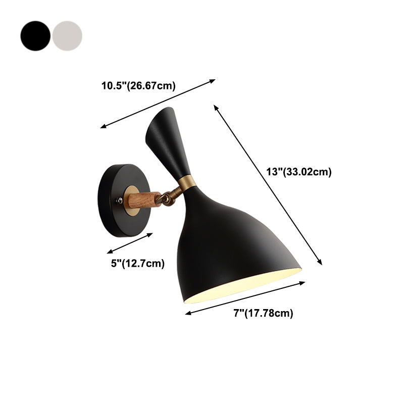 1 Light Wall Sconce Modern Macaron Style Metal Wall Lighting for Living Room