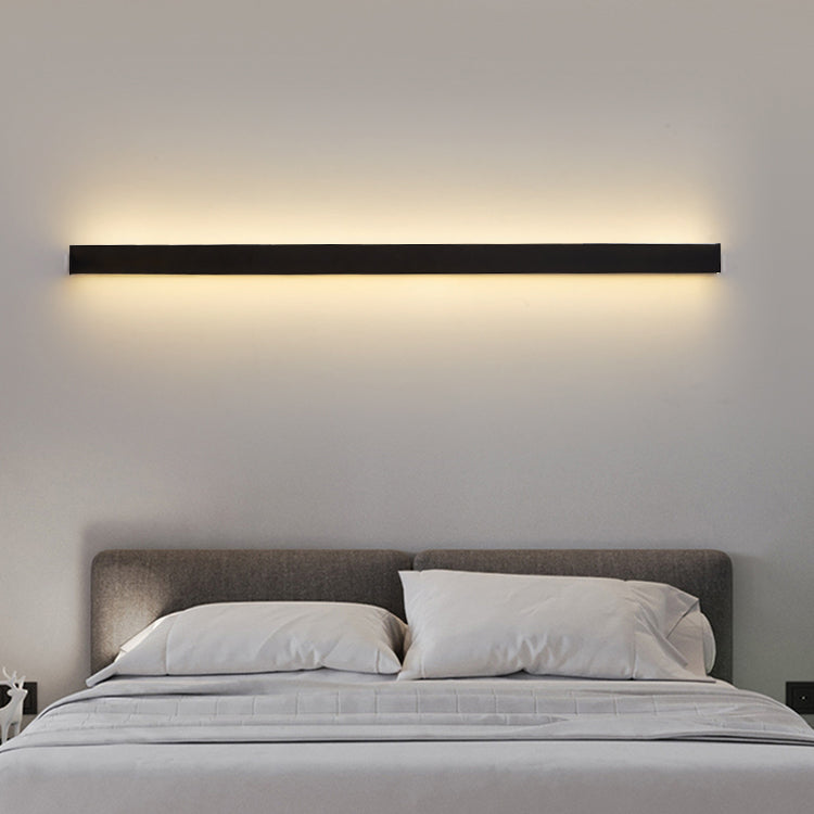 Linear Shape Metal Wall Lighting Idea Modern Style 1 Light Wall Sconce Lighting