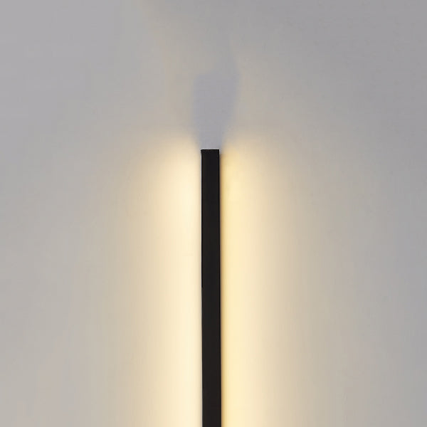 Linear Shape Metal Wall Lighting Idea Modern Style 1 Light Wall Sconce Lighting