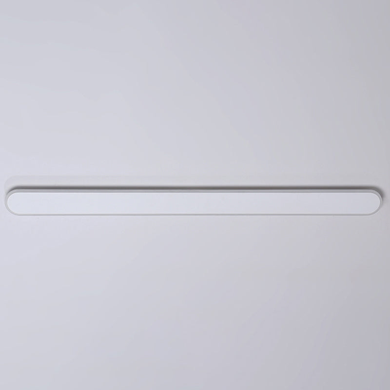 Metal Straight Wall Light Nordic Style 1 Light LED Wall Sconce for Living Room