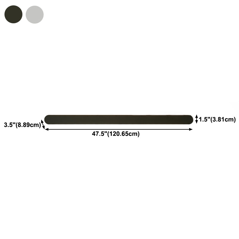 Metal Straight Wall Light Nordic Style 1 Light LED Wall Sconce for Living Room