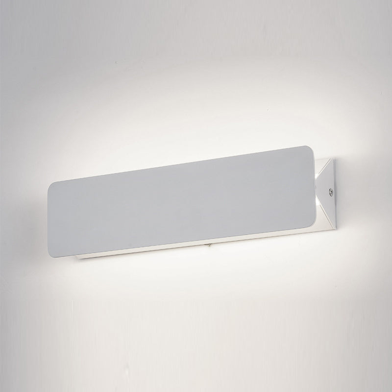 LED Wall Mount Light Metal Wall Sconce Light with Acrylic Shade for Bedroom
