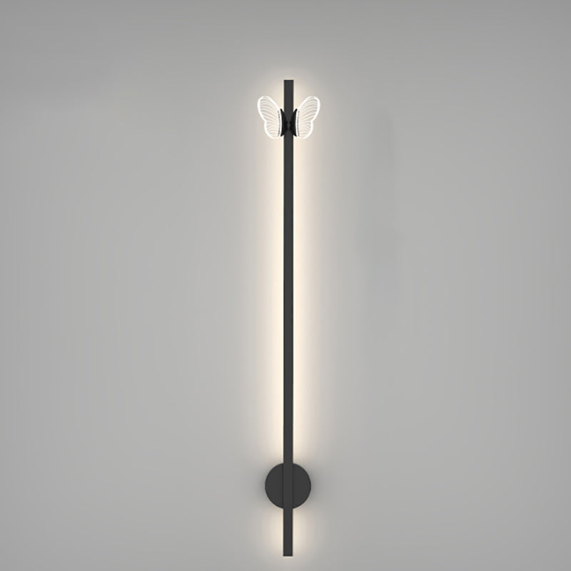 Linear Shape Metal Wall Lights Modern Style 2 Light Wall Mounted Light Fixtures