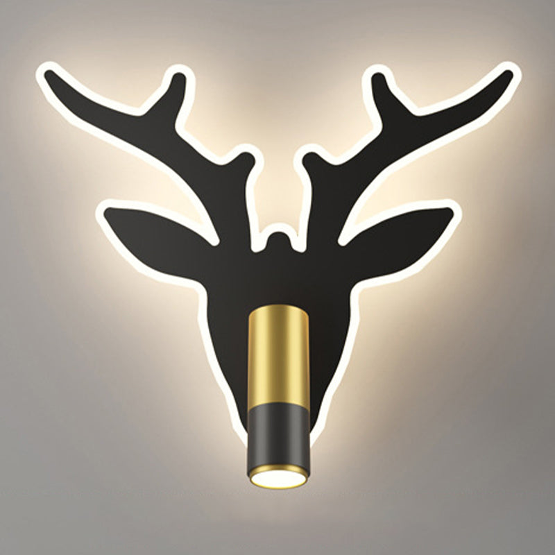 Nordic Metal Wall Light Geometric LED Reading Wall Sconce for Living Room