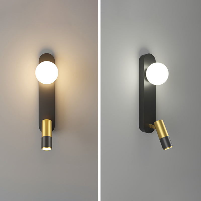 Nordic Metal Wall Light Geometric LED Reading Wall Sconce for Living Room