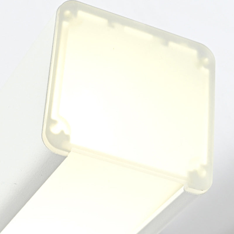 Modern Metal Wall Light Strip Rotatable LED Wall Sconce for Living Room