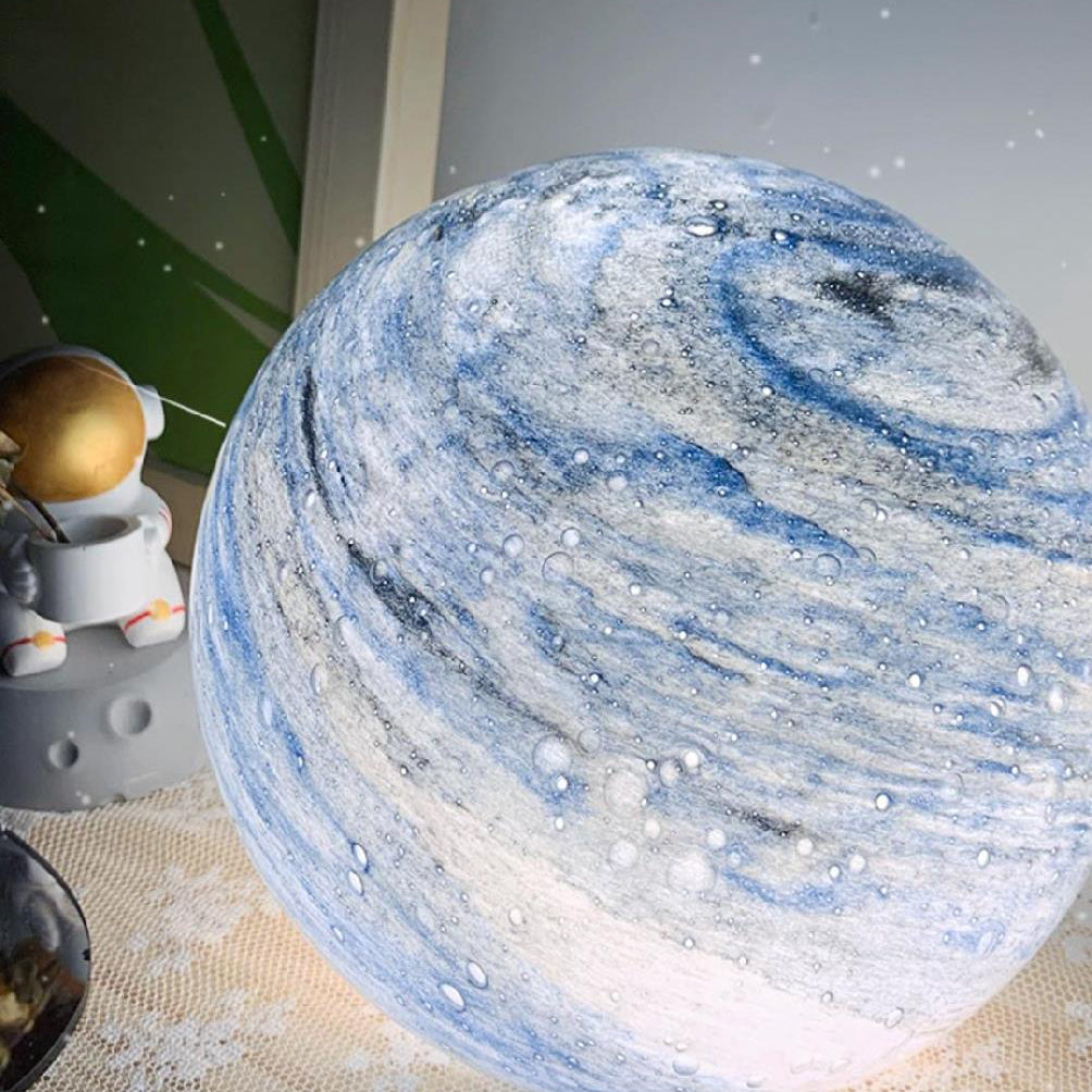 Simple Glass Table Lamp Modern Chargeable LED Desk Light for Living Room