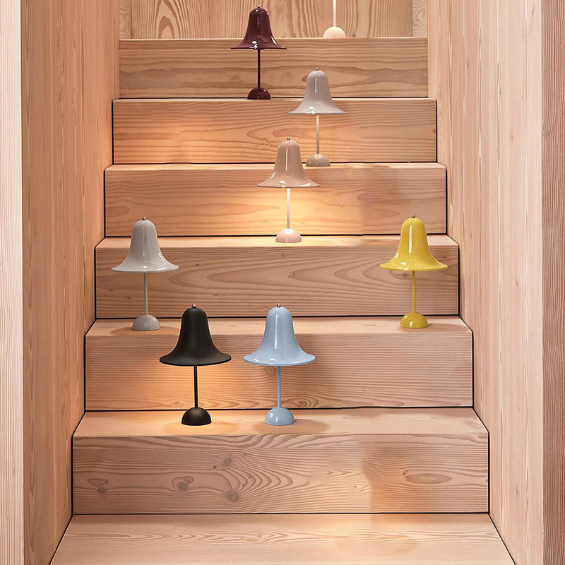 Macaron Simple Table Lamp LED Desk Light with Iron Shade for Living Room