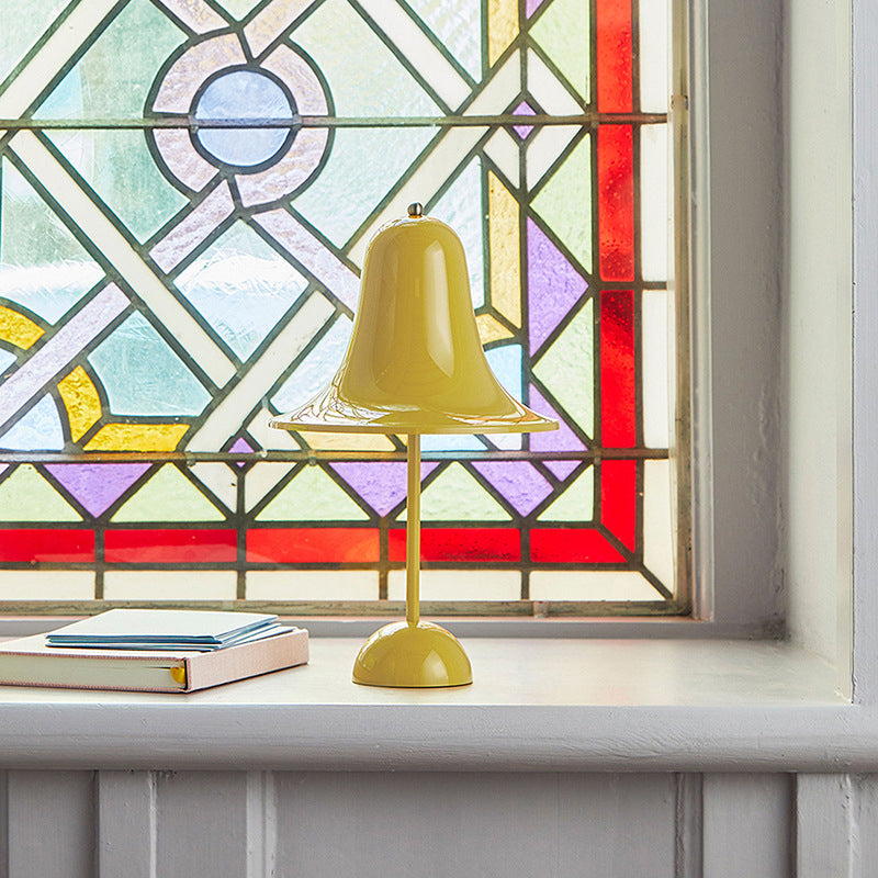 Macaron Simple Table Lamp LED Desk Light with Iron Shade for Living Room