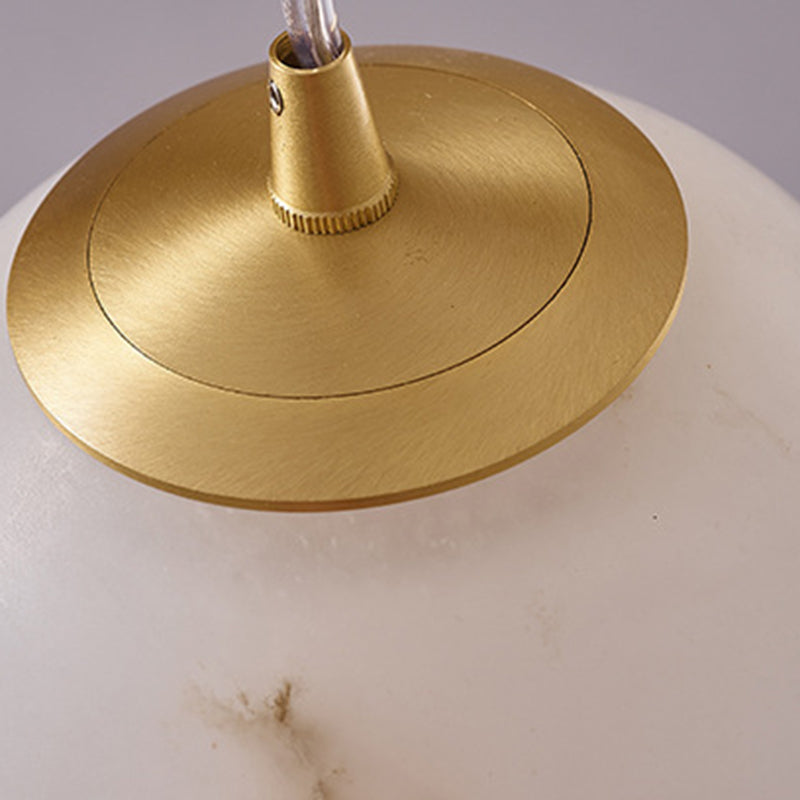 Suspension Pendant Light Simplicity Stone Bedroom Hanging Ceiling Light