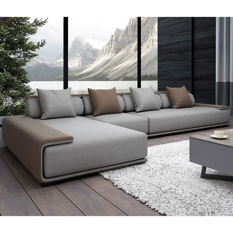 Contemporary Sofa141.73" L X 70.86" W X 29.52" H Armless Sectional for Apartment