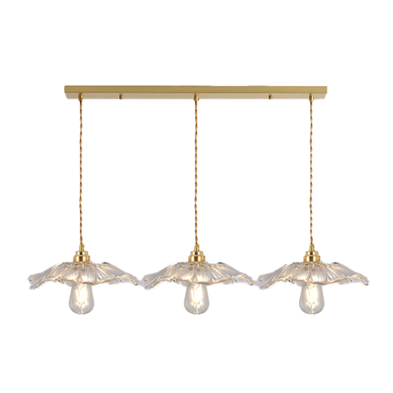 Modern Style Cone Shape Pendant Lighting Glass Pendant Light for Bedroom