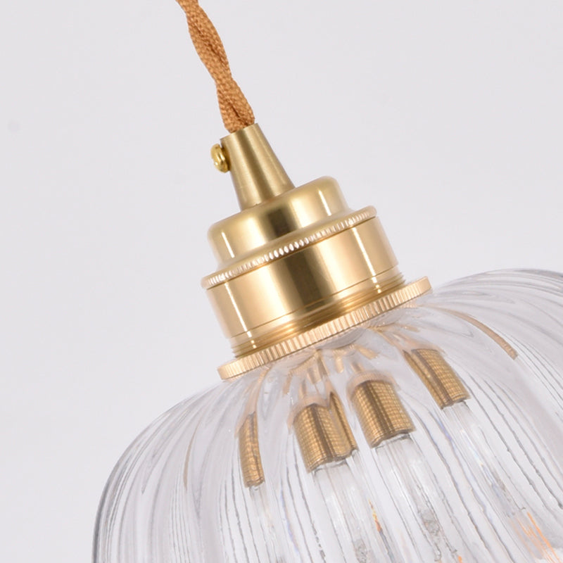 Modern Style Cone Shape Pendant Lighting Glass Pendant Light for Bedroom
