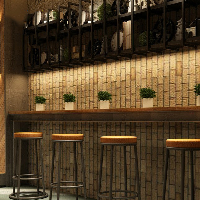 Industrial Armless Backless Counter Stool Iron Cashier Bar Stool with Seat and Pedal