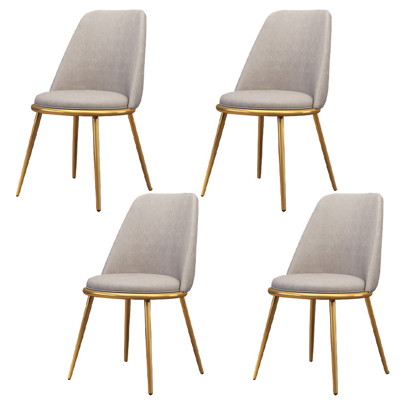 Glam 1/4/5/6 Pieces Dining Set Round Stone Dining Table for Dining Room