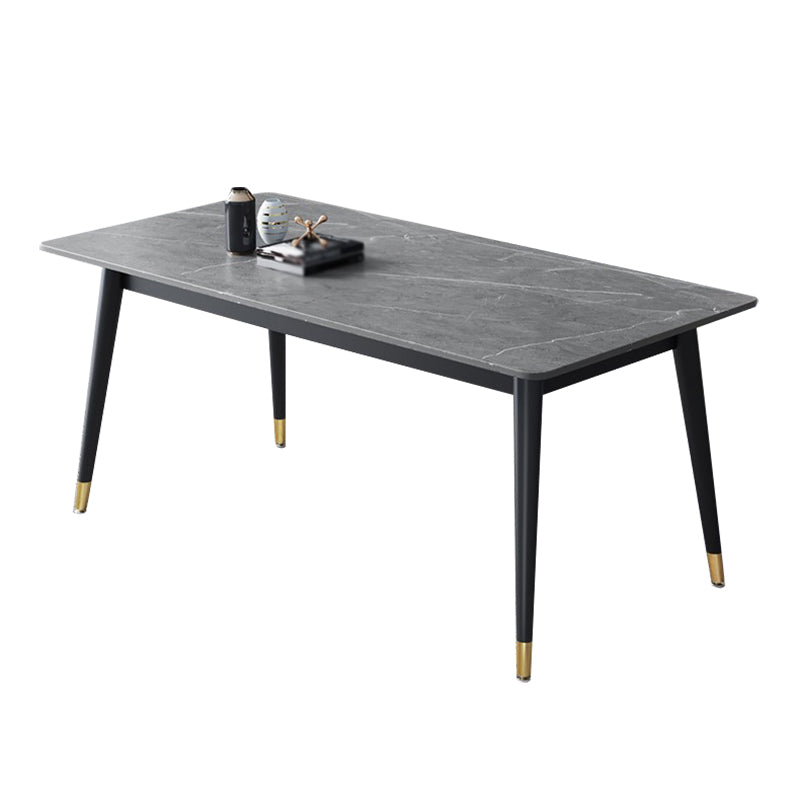 Glam 1/2/3/5/7 Pieces Dining Set Rectangular Sintered Stone Dining Table Set