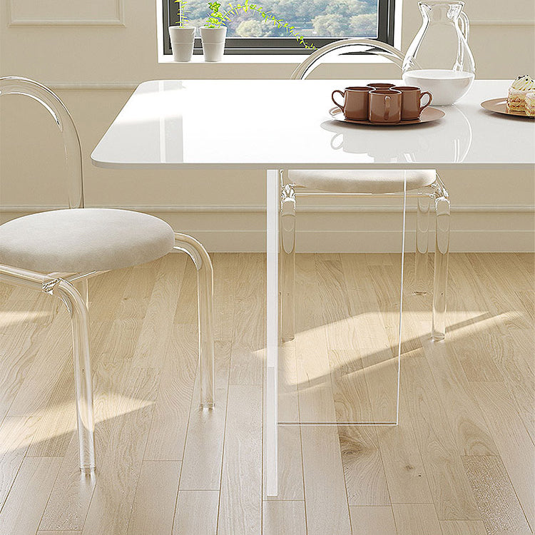 Modern 1/7 Pieces Dining Set Rectangle Stone Dining Table for Kitchen