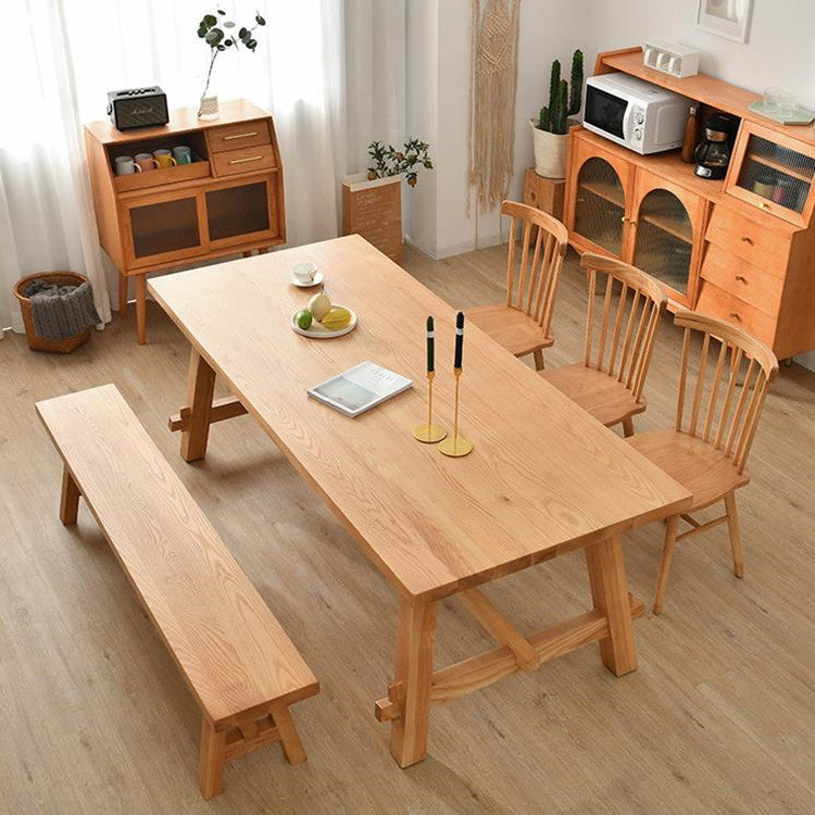 Modern 1/2/3/5/7 Pieces Dinette Set Solid Wood Dining Table and Dining Chairs