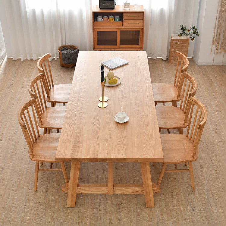Modern 1/2/3/5/7 Pieces Dinette Set Solid Wood Dining Table and Dining Chairs
