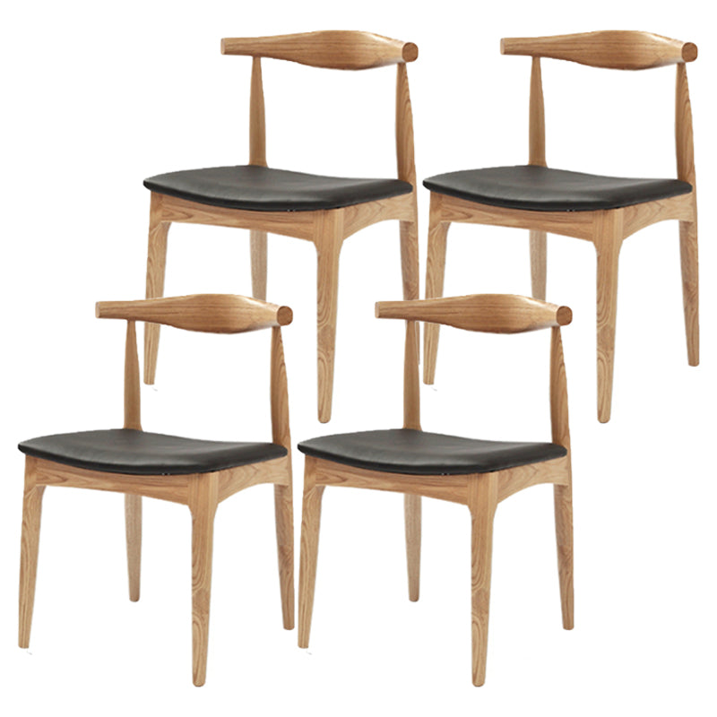 Modern 1/3/4/5/6 Pieces Rectangle Dining Set Ash Wood Dining Table with Chairs
