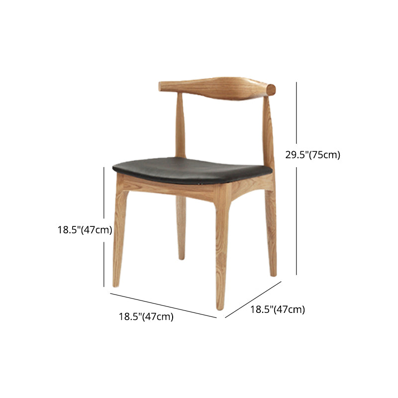 Modern 1/3/4/5/6 Pieces Rectangle Dining Set Ash Wood Dining Table with Chairs