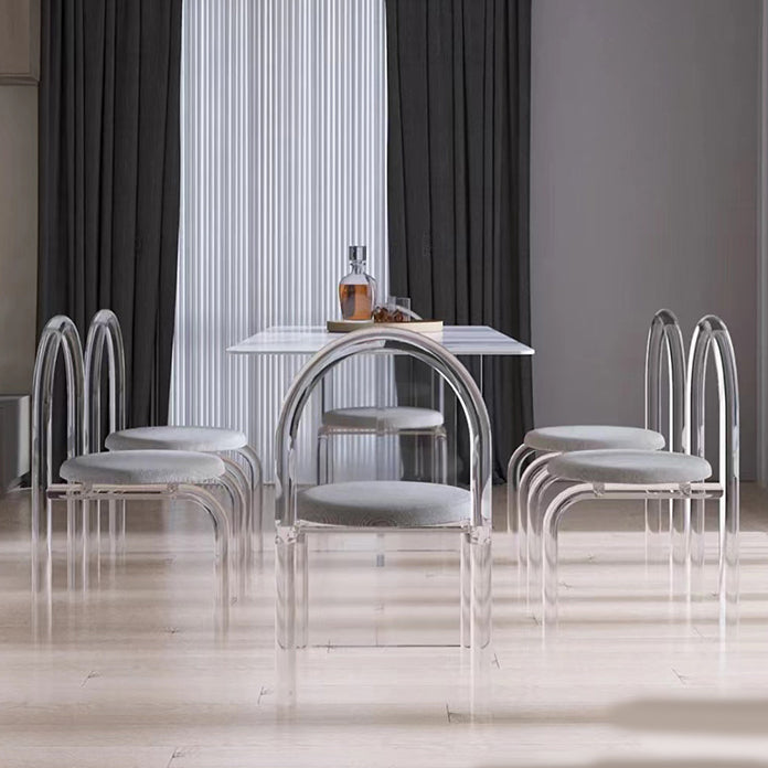 Modern 1/7 Pieces Dining Set Rectangle Stone Dining Table for Dining Room