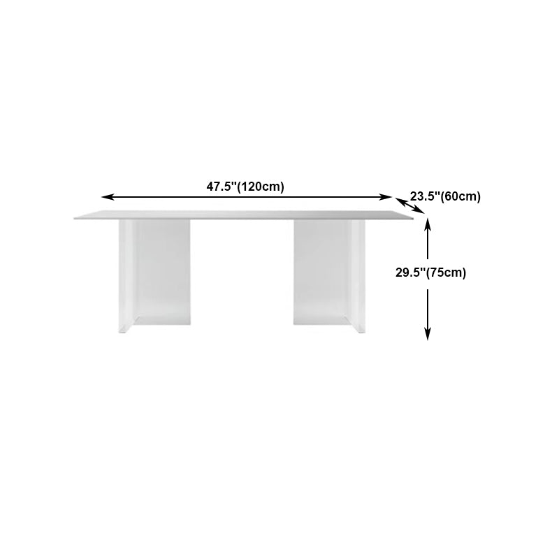 Modern 1/7 Pieces Dining Set Rectangle Stone Dining Table for Dining Room
