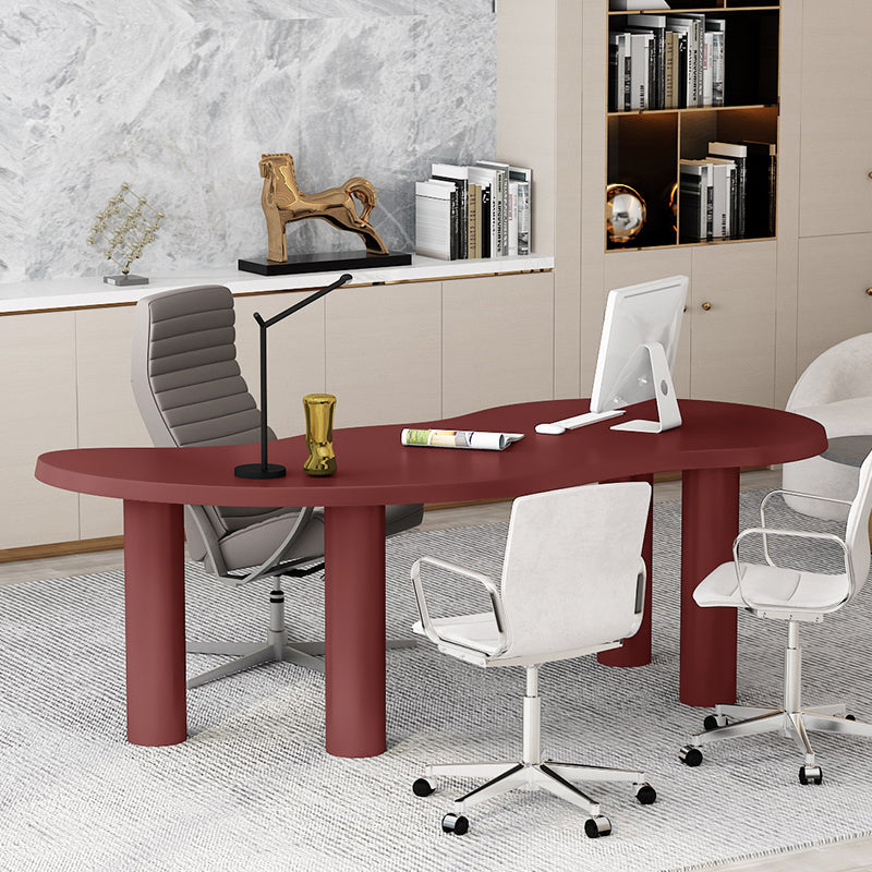 Nordic Solid Wood Table for Restaurant Unique Shape Table with 4 Legs