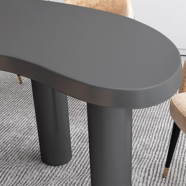 Nordic Solid Wood Table for Restaurant Unique Shape Table with 4 Legs