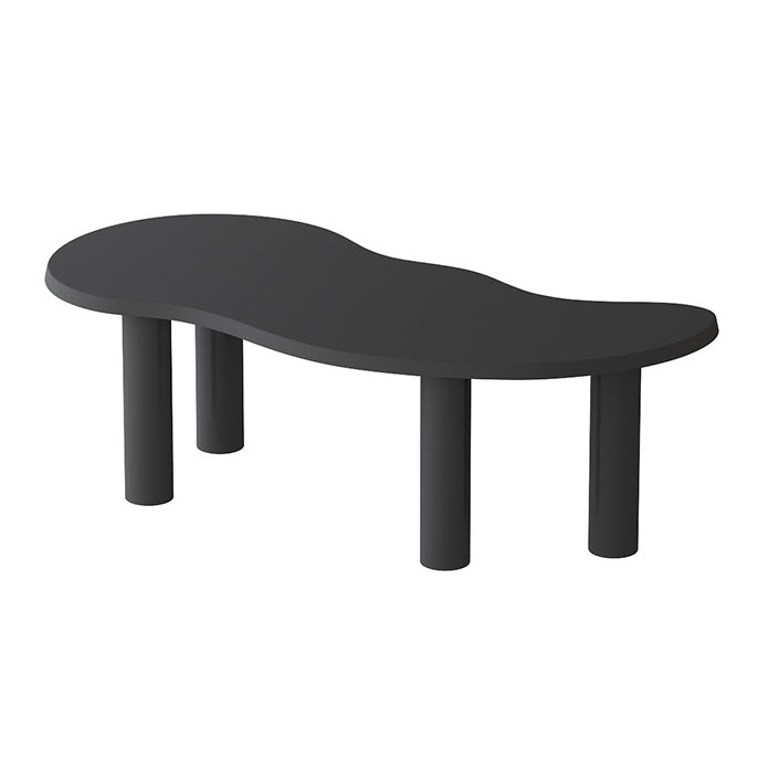 Nordic Solid Wood Table for Restaurant Unique Shape Table with 4 Legs