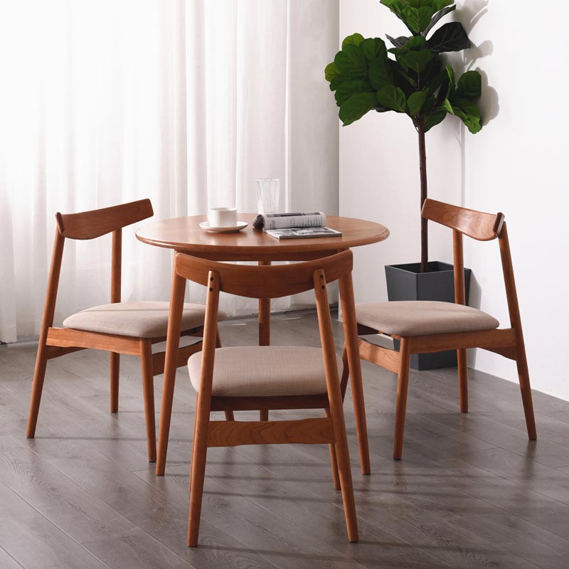 Restaurant Dining Room Simple Style Dinette Table Wood Top Dining Table