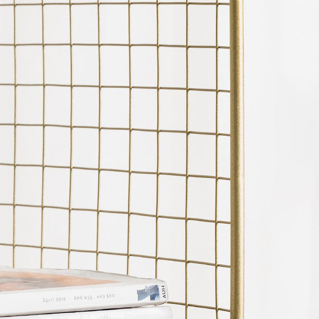 Glam Style Bookshelf Metal Standard Shelf Bookcase for Home Use