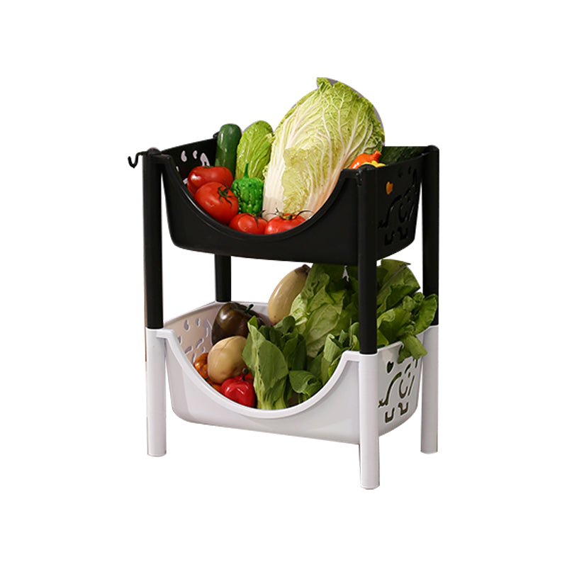 Contemporary Plastic Bookshelf Open Back Vertical Bookcase for Home