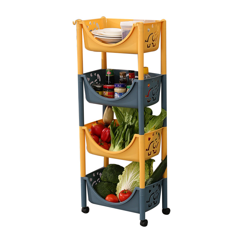 Contemporary Plastic Bookshelf Open Back Vertical Bookcase for Home