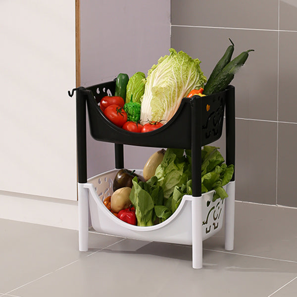 Contemporary Plastic Bookshelf Open Back Vertical Bookcase for Home