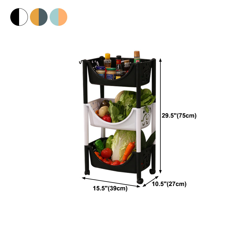 Contemporary Plastic Bookshelf Open Back Vertical Bookcase for Home