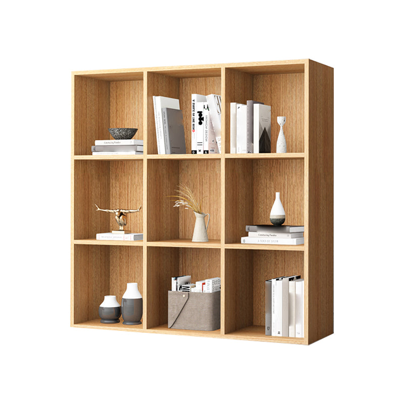 Closed Back Bookshelf Contemporary Style Bookcase for Office Home Study Room